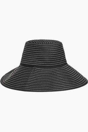 Totême Sonnenhut aus Seiden-Twill mit Streifen - - ONESIZE