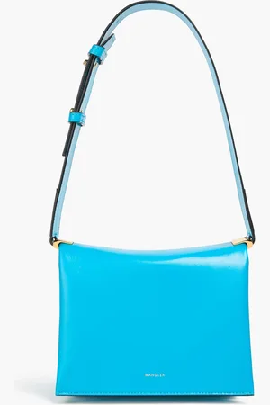 Wandler Uma Schultertasche aus Leder - Blau - OneSize