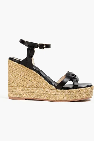 Stuart Weitzman Braida Max Espadrille-Wedges aus Leder - - EU 39.5