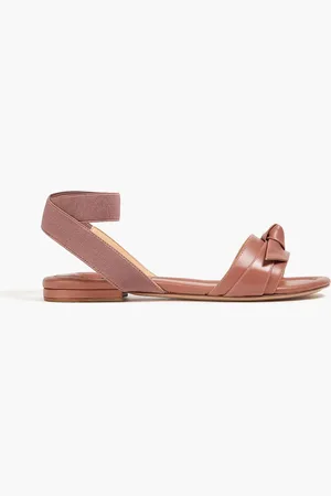 ALEXANDRE BIRMAN Clarita Sandalen aus Leder mit Schleife - Pink - EU 36.5