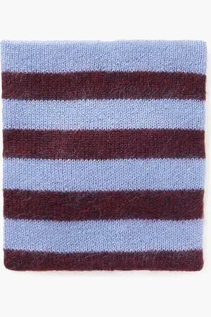 J.W.Anderson Schlauchschal aus Strick mit Streifen - Blau - ONESIZE