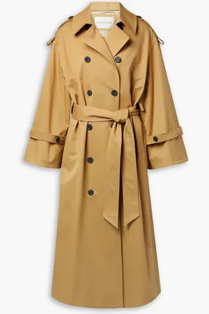 By Malene Birger Alanis doppelreihiger Oversized-Trenchcoat aus Twill aus einer Biobaumwollmischung - Neutral - DE 32