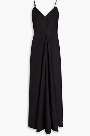 Rohe Maxikleid aus Baumwollpopeline - - DE 42