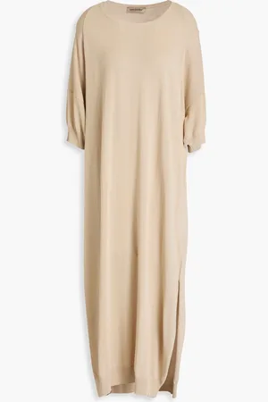 GENTRYPORTOFINO Kaftan aus Strick - Neutral - IT 38