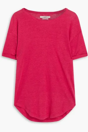 Marant Etoile Koldi T-Shirt aus Leinen-Jersey - Rot - XS