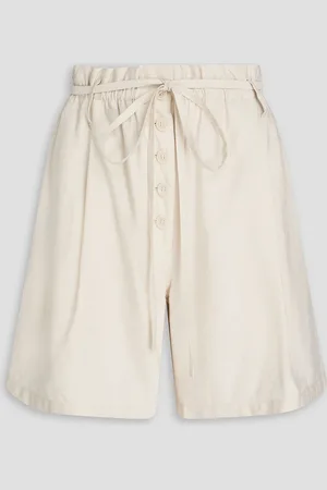 A.Emery Cora Shorts aus Webstoff mit Gürtel - Weiß - UK 16