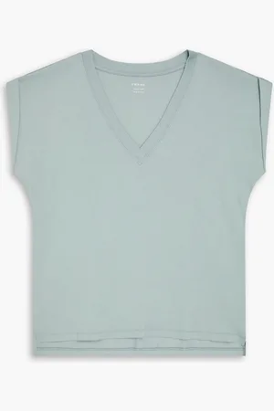 Frame Easy T-Shirt aus Baumwoll-Jersey - Blau - S