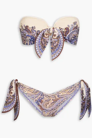 ZIMMERMANN Bandeau-Bikini mit Paisley-Print - - 4