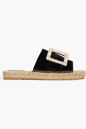 Roger Vivier Espadrilles aus Samt mit Schnalle - - EU 34