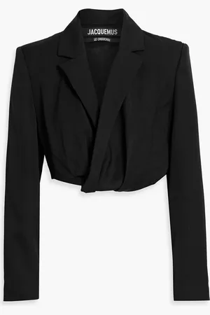Jacquemus Bahia Cropped Blazer aus Grain de Poudre aus Wolle - - FR 34