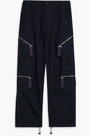 Jacquemus Marrone Cargohose aus Baumwoll-Canvas - Blau - IT 46