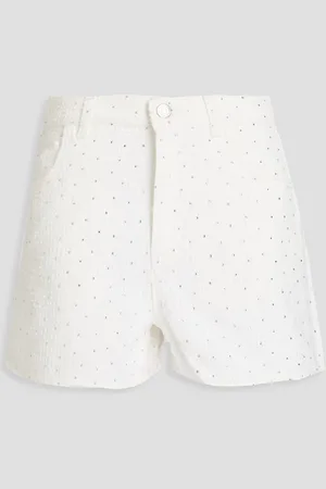 Maje Jeansshorts aus Fil Coupé mit Verzierung - - FR 34