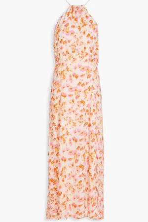 Maje Maxikleid aus Satin mit floralem Print - - FR 34