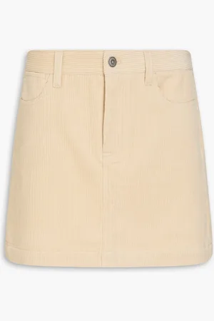 ALEX MILL Camden Minirock aus Baumwollcord - Neutral - US 10