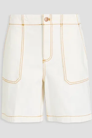 Tory Burch Jeansshorts - Weiß - 25