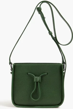 3.1 Phillip Lim Soleil Mini-Beuteltasche aus Narbenleder - Grün - OneSize