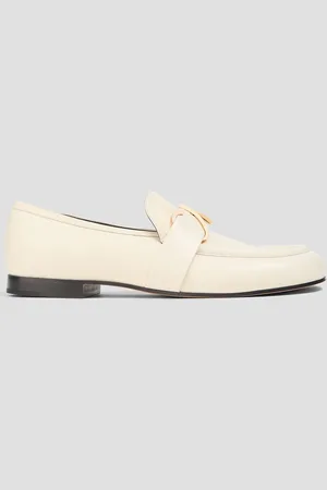 Proenza Schouler Loafers aus Leder mit Verzierung - Weiß - EU 42