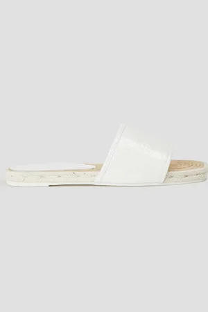 Tory Burch Pantoletten aus Gummi und Leder mit Logoprint - - US 9.5