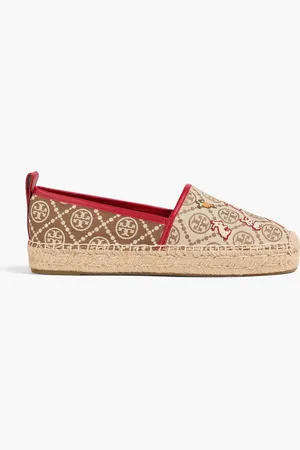 Tory Burch Espadrilles aus Jacquard mit Logoprint - Neutral - US 6.5