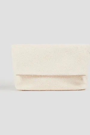 ZIMMERMANN Kuvert-Clutch aus Frottee - Weiß - OneSize