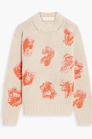 ZIMMERMANN Pullover aus Merinowolle mit Stickereien - Weiß - 00
