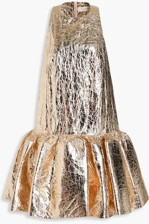 ZIMMERMANN Minikleid aus Webstoff in Knitteroptik mit Metallic-Effekt - Metallic - 2