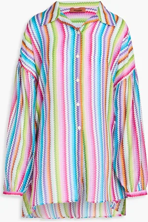 Missoni Bedrucktes Oversized-Hemd aus einer Baumwoll-Seidenmischung - - L