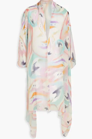 Etro Strandkleid aus Seidenkrepon mit Print - - M