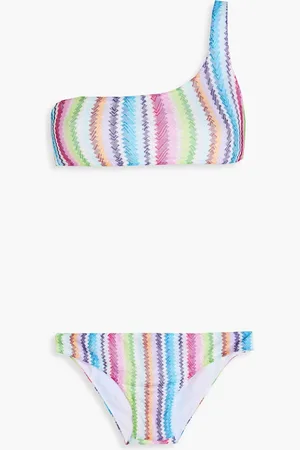 Missoni Strickbikini in Häkeloptik mit asymmetrischer Schulterpartie - - IT 36