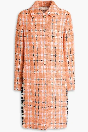 Marni Mantel aus Rippstrick und Bouclé-Tweed aus einer Baumwollmischung - - IT 40