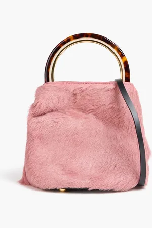 Marni Pannier Beuteltasche aus Kalbshaar - Pink - OneSize