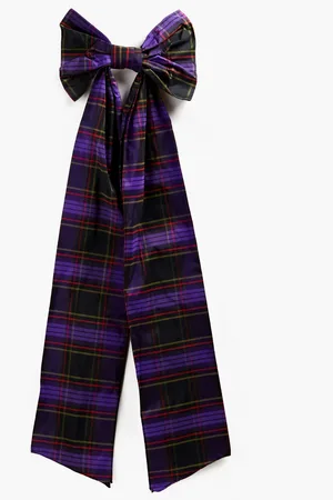 RED(V) Haarspange aus Taft mit Gingham-Karo und Schleife - - OneSize