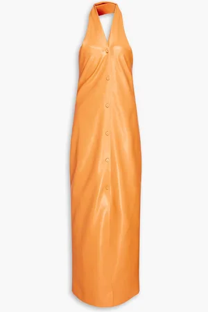 Nanushka Elima Neckholder-Maxikleid aus OKOBOR™ - - S