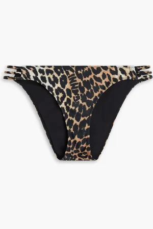 Ganni Bikini-Höschen mit Leopardenprint - - DE 44