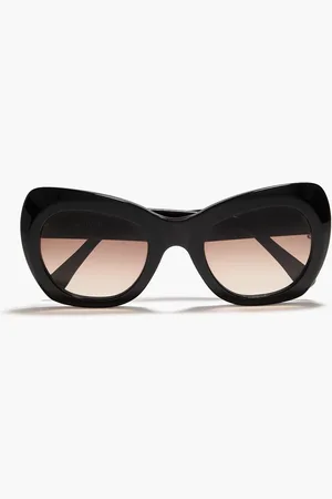 Ganni Sonnenbrille mit Butterfly-Rahmen aus Azetat - - OneSize
