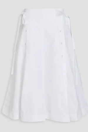 3.1 Phillip Lim Midirock aus Popeline aus einer Baumwollmischung - - US 2