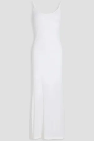 ALICE+OLIVIA Alice Olivia - Kalisa Midikleid aus einer Wollmischung - Weiß - XL