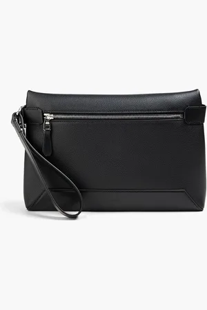 Dunhill Pochette aus Narbenleder - - OneSize