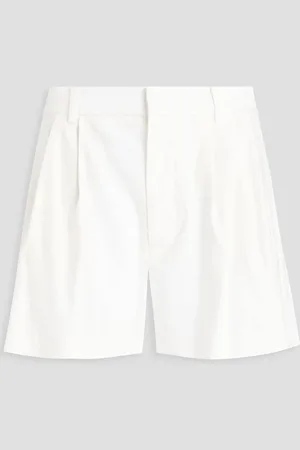 ALICE+OLIVIA Alice Olivia - Plissierte Shorts aus einer Leinenmischung - - US 14