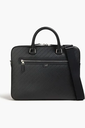 Dunhill Notebooktasche aus geprägtem Leder - - OneSize