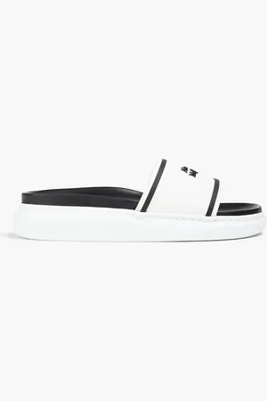 Alexander McQueen Pantoletten aus Gummi mit Applikationen - - EU 35