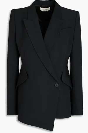 Alexander McQueen Doppelreihiger Blazer aus Crêpe - - IT 40