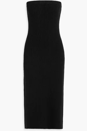 By Malene Birger Akari trägerloses Midikleid aus einer gerippten EcoVero™-Mischung - - S