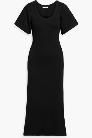 By Malene Birger Anaissa Midikleid aus geripptem Jersey aus einer Baumwollmischung - - XXS