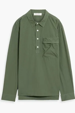 ALEX MILL Leo Poloshirt aus Baumwollpopeline - Grün - L