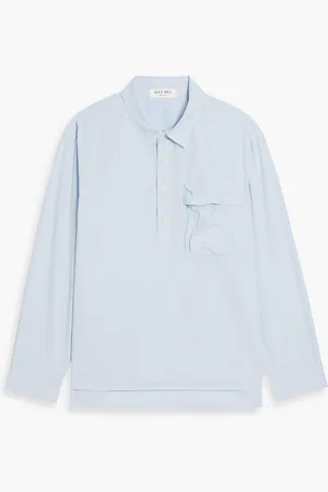 ALEX MILL Leo Poloshirt aus Baumwollpopeline - Blau - M