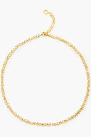 ZIMMERMANN 12 KT. vergoldeter Choker mit Kristallen - Metallic - OneSize