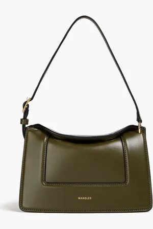 Wandler Schultertasche aus Leder - Grün - OneSize