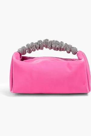 Alexander Wang Mini Scrunchie Tote Bag aus Samt mit Kristallverzierung - - OneSize
