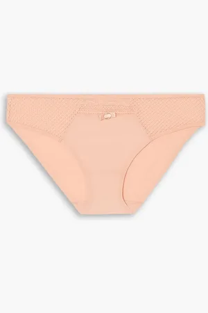 Chantelle Parisian Allure Höschen aus Stretch-Jersey, Spitze und Tüll - Pink - FR 46